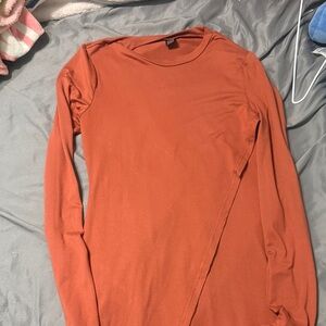 Rust Long Sleeve Top
